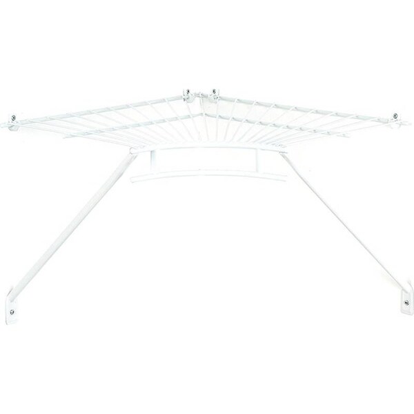 Closetmaid Shelf Corner Kit 16 In White 21067 Zoro